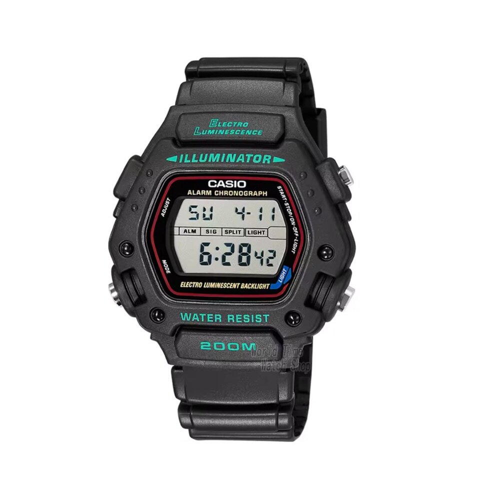Casio Digital Classic Alarm Chronograph Watch, model DW-290-1 Mission Impossible